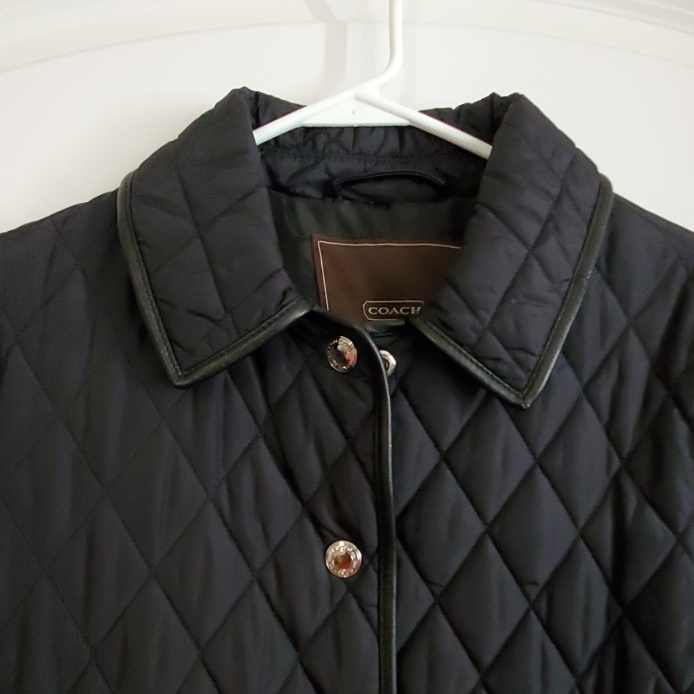Coach Jacket Black Size M Women's